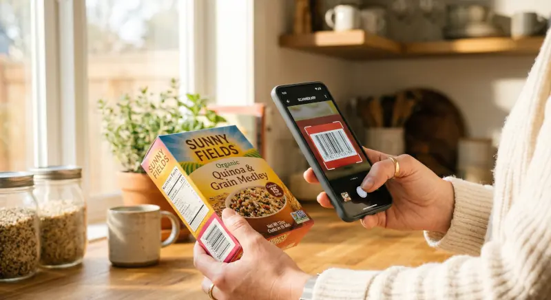 Lebensmittel-Barcodes scannen für sofortige Nährwertdaten