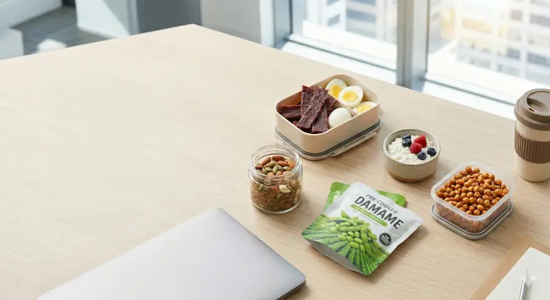 Proteinreiche Snacks für Büroangestellte